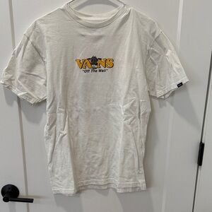 Vans White Men's Tee with Logo
